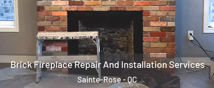  Brick Fireplace Repair And Installation Services Sainte-Rose - QC