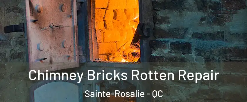  Chimney Bricks Rotten Repair Sainte-Rosalie - QC