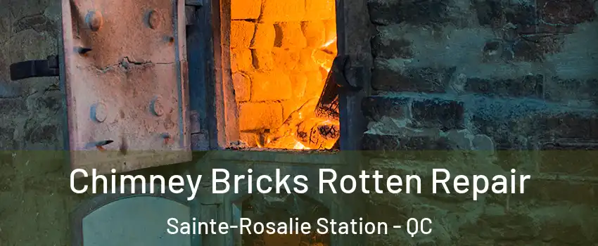  Chimney Bricks Rotten Repair Sainte-Rosalie Station - QC
