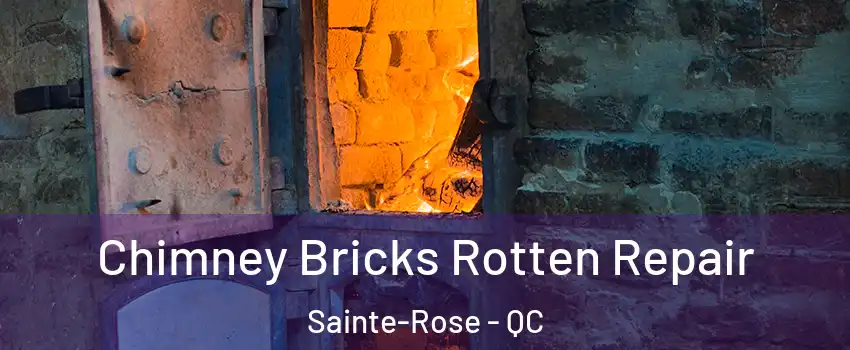  Chimney Bricks Rotten Repair Sainte-Rose - QC