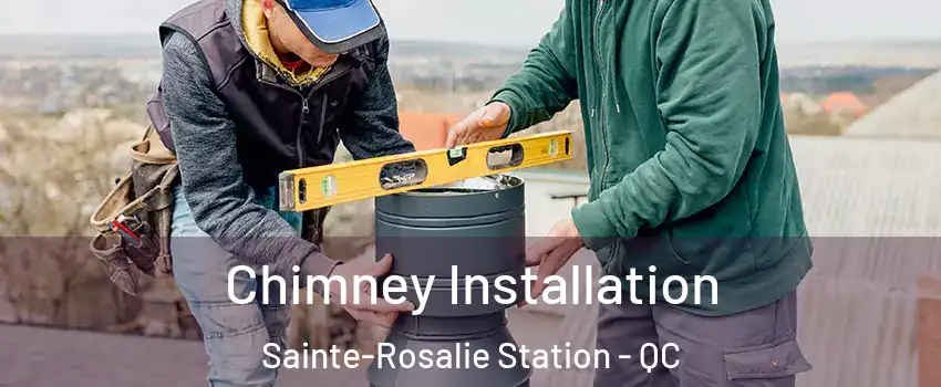  Chimney Installation Sainte-Rosalie Station - QC