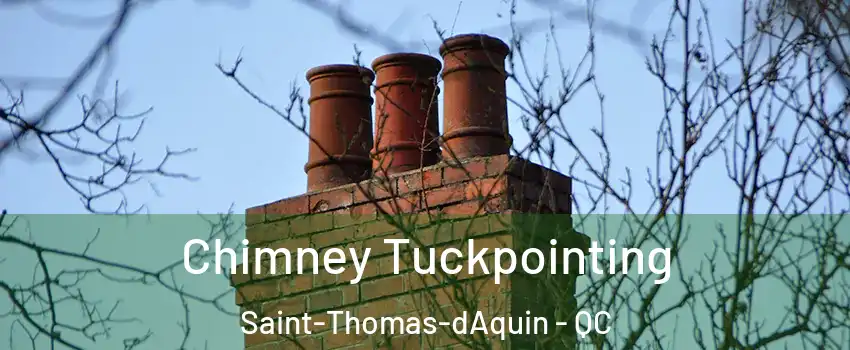  Chimney Tuckpointing Saint-Thomas-dAquin - QC