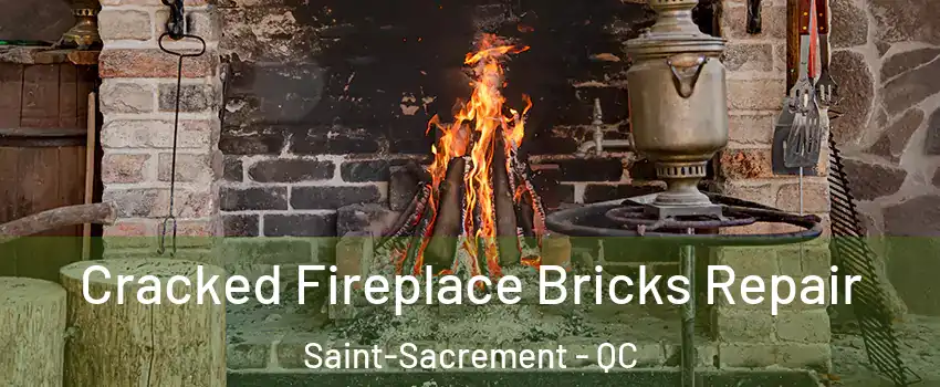  Cracked Fireplace Bricks Repair Saint-Sacrement - QC