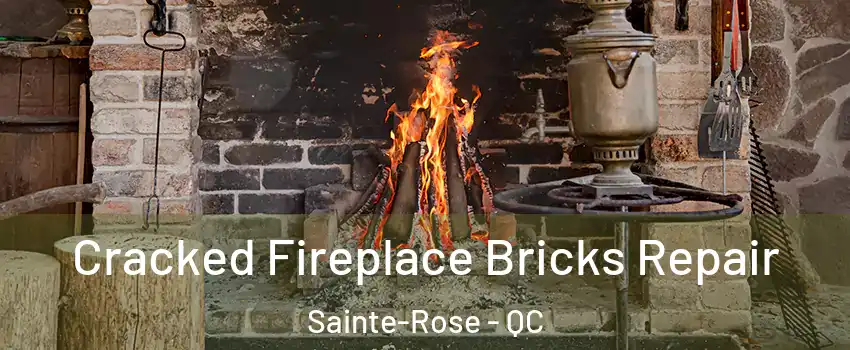  Cracked Fireplace Bricks Repair Sainte-Rose - QC