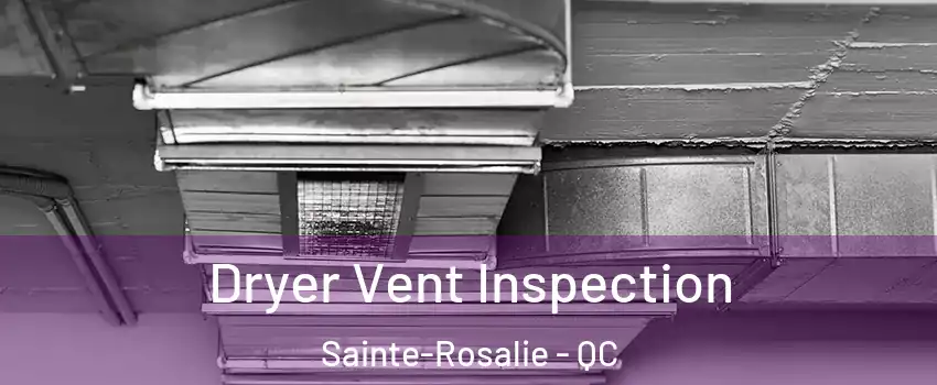  Dryer Vent Inspection Sainte-Rosalie - QC