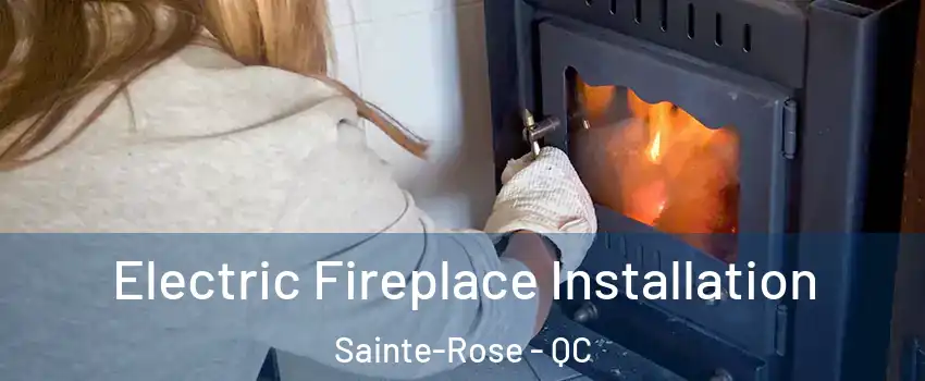  Electric Fireplace Installation Sainte-Rose - QC