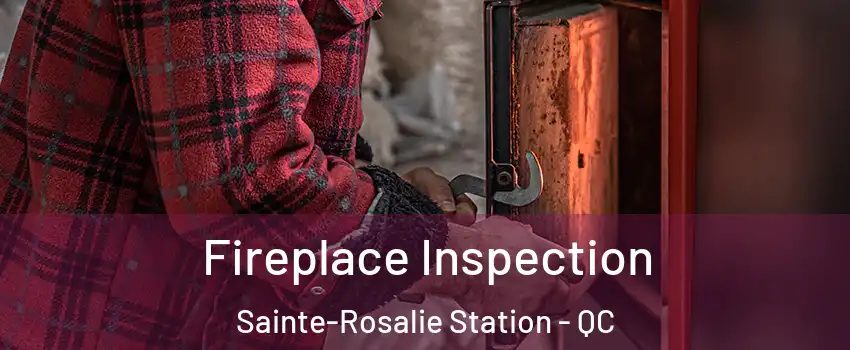  Fireplace Inspection Sainte-Rosalie Station - QC