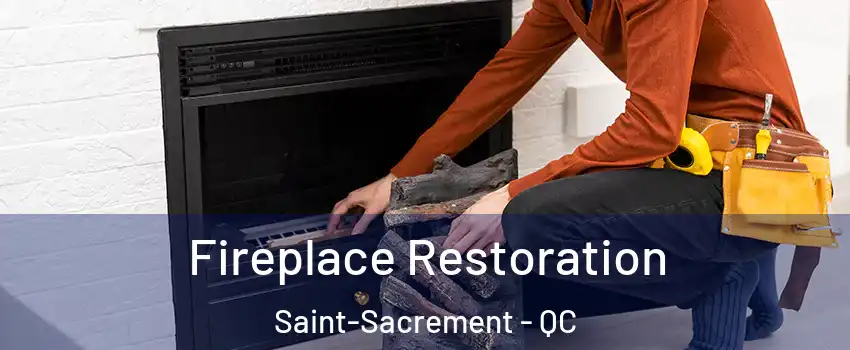  Fireplace Restoration Saint-Sacrement - QC