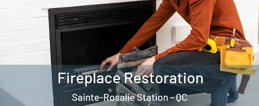  Fireplace Restoration Sainte-Rosalie Station - QC