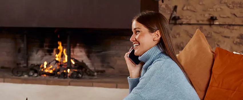 Dimplex Built-In Electric Fireplace Installation in Saint-Charles, QC