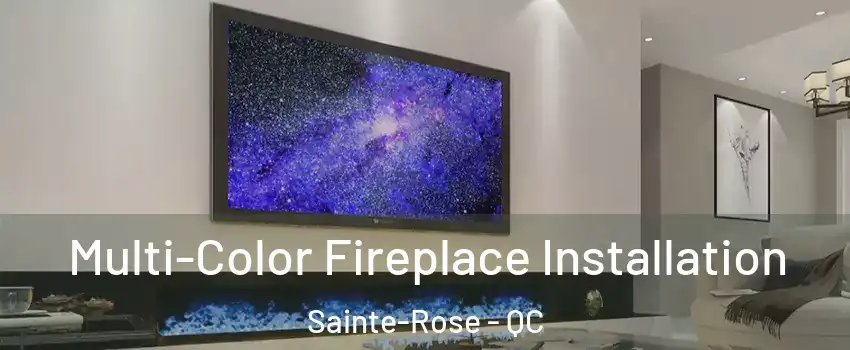 Multi-Color Fireplace Installation Sainte-Rose - QC
