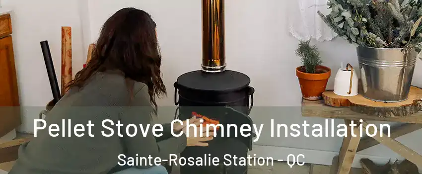  Pellet Stove Chimney Installation Sainte-Rosalie Station - QC