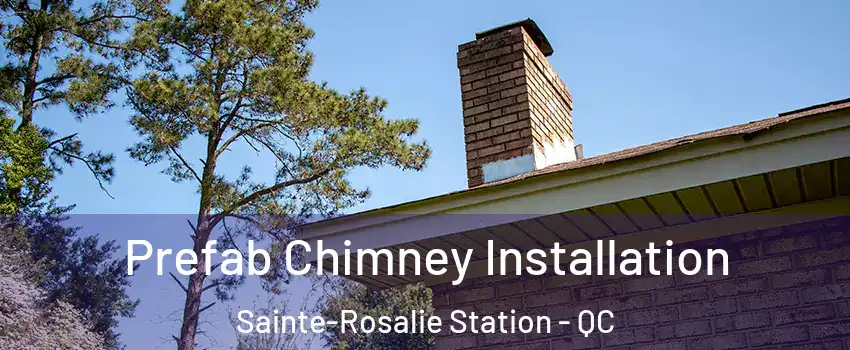  Prefab Chimney Installation Sainte-Rosalie Station - QC
