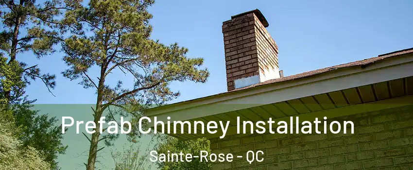  Prefab Chimney Installation Sainte-Rose - QC