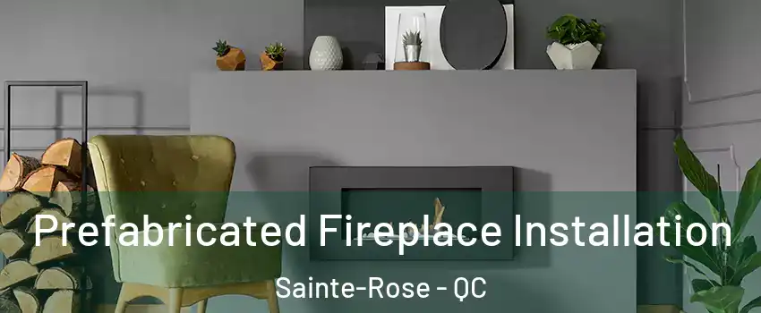  Prefabricated Fireplace Installation Sainte-Rose - QC